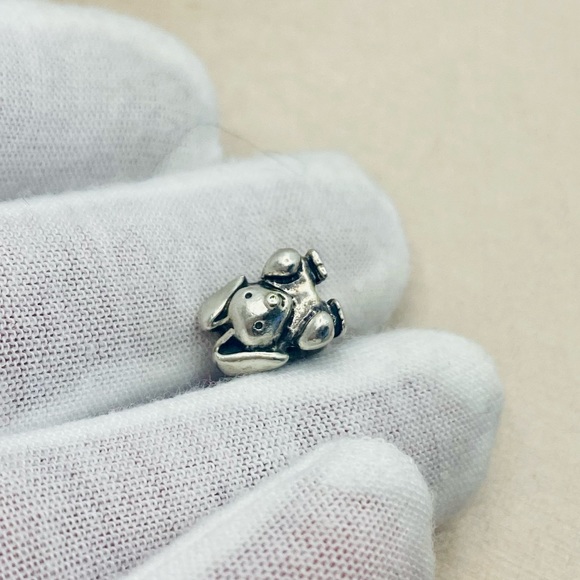 EUC Pandora 790389 Sterling Silver Easter Rabbit Animal Bead/Charm - Retired - Picture 4 of 14